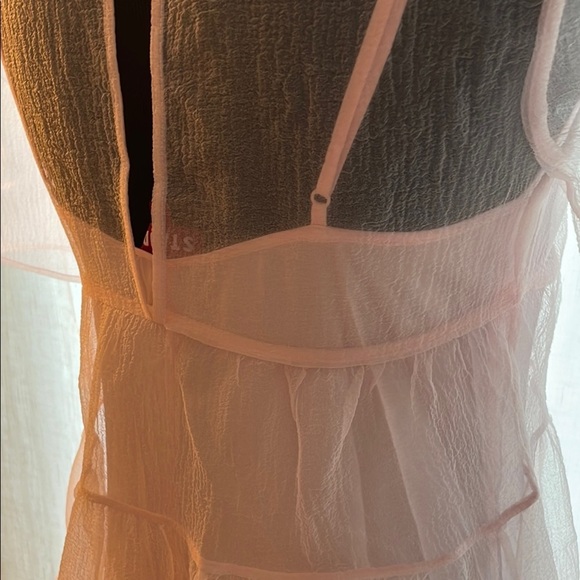 STAUD Hyacinth Organza Shell Light Pink 2 Piece NWT  Stunning Maxi Dress - Picture 5 of 16
